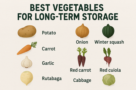 Best Vegtables for Long-Term Storage Gardening